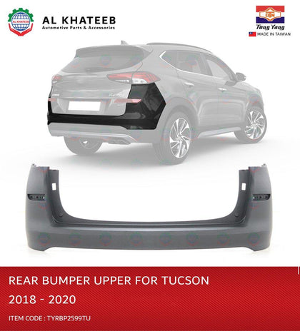 Al Khateeb Black Rear Bumper Upper For Tucson 2019+