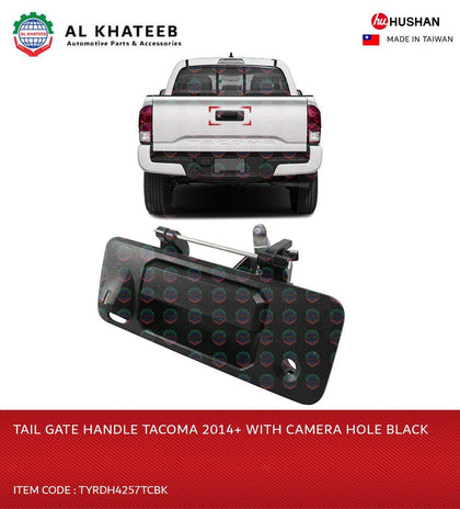 TAIL GATE HANDLE TACOMA 2014+ W/ CAMERA HOLE BLACK