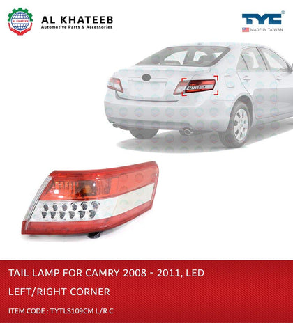 Al Khateeb TYC Car Replacement Tail Light Camry 2008-2011 Left Corner