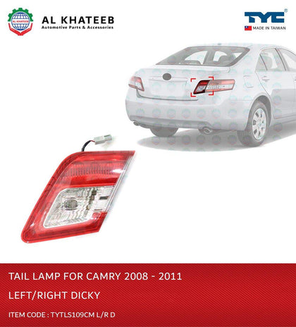 Al Khateeb TYC Car Replacement Backup Tail Light Camry 2008-2011 Left Dicky