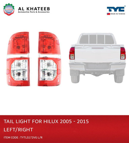 Hilux Vigo TYC Car Replacement Tail Light 2005-2015 Left