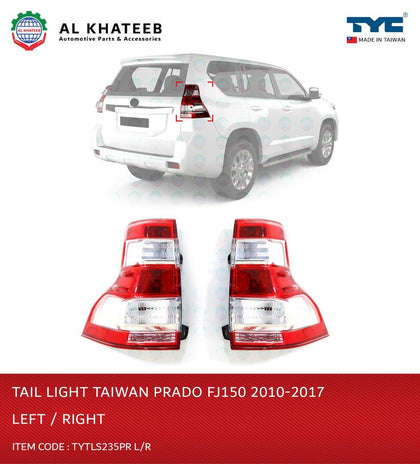 Al Khateeb TYC Car Replacement Tail Light Lamp Bulb Prado FJ150 2010-2017 Right