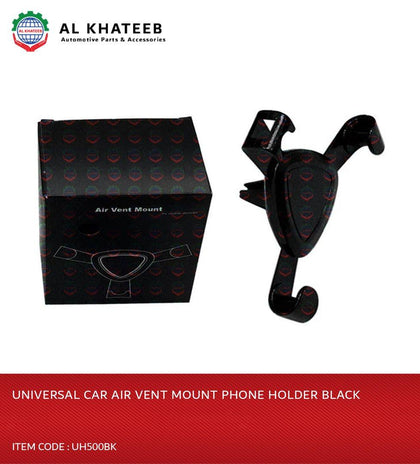 Universal Car Air Vent Mount Phone Holder Black