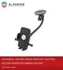 Universal Car Phone Mount Holder Snake Bracket Suction For Car Dashboard Windshield, Golden Moon With Carbon Holder