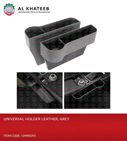 UNIVERSAL HOLDER LEATHER, GREY