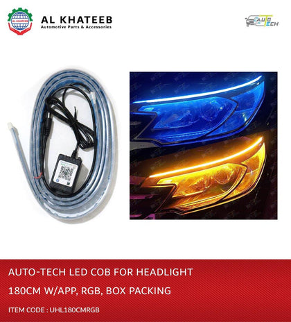 HEAD LIGHT COB FOR GRILL, 180CM W/APP, RGB, BOX PACKING