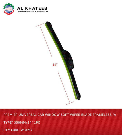 Universal Car Window Soft Wiper Blade Frameless 