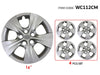 Ruote 16Inch Nylon Silver Wheel Hub Cap Cover Without Logo Camry 2010-2011, Set Of 4