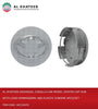 Universal Corolla Car Wheel Center Cap Hub With Logo 60Mmx60Mm, ABS Plastic Chrome 4Pcs/Set