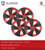 Wheel Cover  Black Red 15
