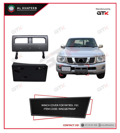 WINCH COVER Y61 2PCS/SET,BASE COLOR