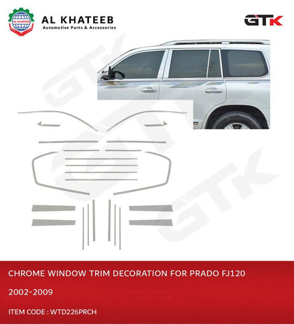 WINDOW TRIM DECORATION, CHROME USE 4 PRADO