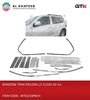 Car Window Molding And Pillar Strip Trim Decoration Prado FJ150 2010-2014 24Pcs/Set, Chrome