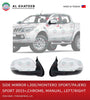 Al Khateeb YTM Manual Chrome Side Mirror For L200, Montero Sport & Pajero Sport 2015+